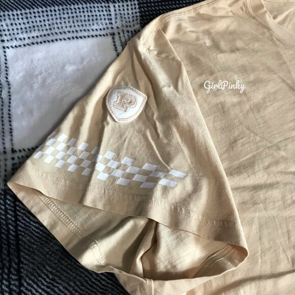 VS PINK IVY FLEECE SHORTS WITH CAMPUS TEE & RACING LOGO SIZE XXL - Picture 5 of 9